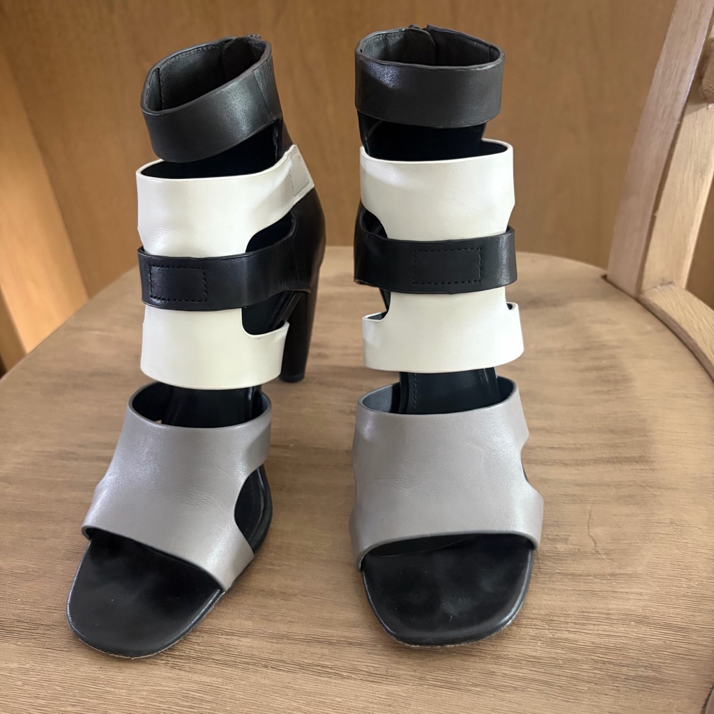 Donald J Pliner Paula-06 Pumice Strappy Heels Size 7